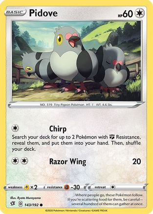 Pidove (143/192) [SWSH02 Rebel Clash] - Common