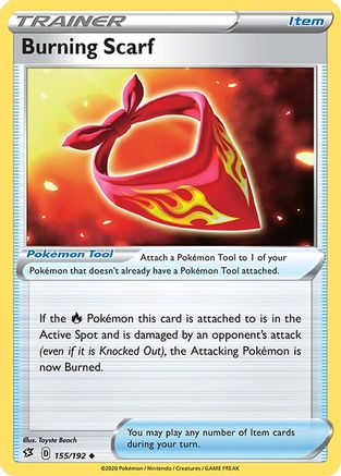 Burning Scarf (155/192) [SWSH02 Rebel Clash] - Uncommon