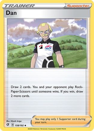 Dan (158/192) [SWSH02 Rebel Clash] Reverse Holofoil - Uncommon