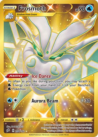 Frosmoth (Secret) (204/192) [SWSH02 Rebel Clash] Holofoil - Secret Rare