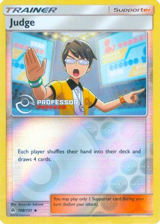 Judge (2019) (108) [Professor Program Promos] Reverse Holofoil - Promo