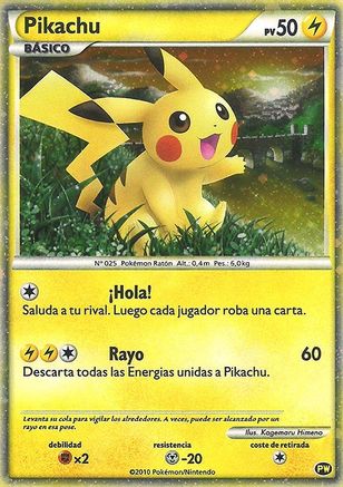 Pikachu (Spanish) (0PW) [Pikachu World Collection Promos] Holofoil - Promo