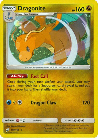 Dragonite - 119/181 (Cosmos Holo) [MCAP - 119/181]