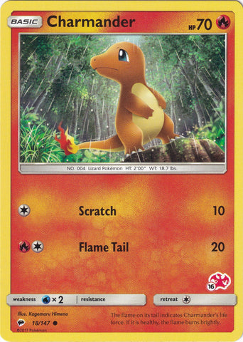 Charmander - 18/147 (#16 Charizard Stamped) [BTA - 018/147]