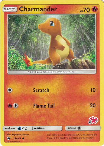 Charmander - 18/147 (#56 Charizard Stamped) [BTA - 018/147]