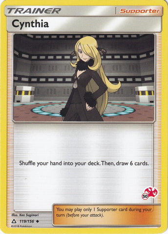 Cynthia - 119/156 (#50 Charizard Stamped) [BTA - 119/156]