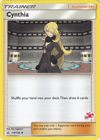 Cynthia - 119/156 (#59 Charizard Stamped) [BTA - 119/156]