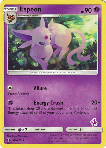 Espeon - 89/214 (Mewtwo Stamped) [BTA - 089/214]