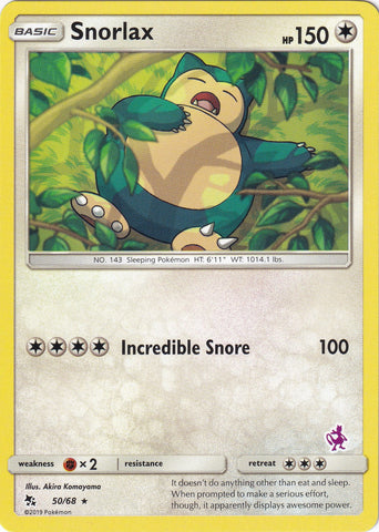 Snorlax - 50/68 (Mewtwo Stamped) [BTA - 050/068]