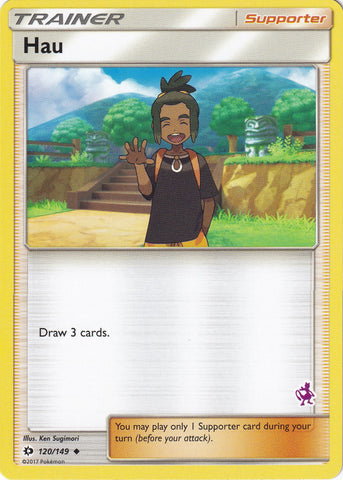 Hau - 120/149 (Mewtwo Stamped) [BTA - 120/149]