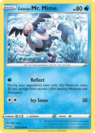 Galarian Mr. Mime (035/189) [SWSH03 Darkness Ablaze] - Common