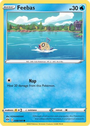 Feebas (038/189) [SWSH03 Darkness Ablaze] - Common