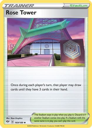 Rose Tower (169/189) [SWSH03 Darkness Ablaze] - Uncommon