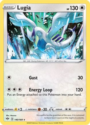 Lugia (140/189) [SWSH03 Darkness Ablaze] - Rare