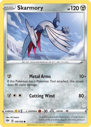 Skarmory (120/189) [SWSH03 Darkness Ablaze] - Common