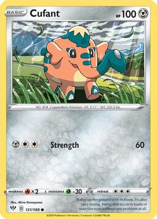 Cufant (131/189) [SWSH03 Darkness Ablaze] - Common