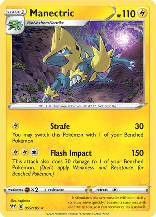 Manectric (059/189) [SWSH03 Darkness Ablaze] - Rare