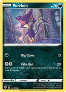 Purrloin (106/189) [SWSH03 Darkness Ablaze] Reverse Holofoil - Common
