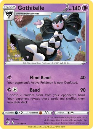 Gothitelle (075/189) [SWSH03 Darkness Ablaze] - Rare