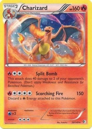 Charizard (Cosmos Holo) (20/149) [Blister Exclusives] Holofoil - Promo
