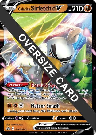 Galarian Sirfetch'd V - SWSH043 (SWSH043) [Jumbo Cards] Holofoil - Promo