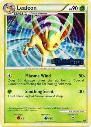 Leafeon (Prerelease) (17/90) [HGSS Promos] Holofoil - Promo