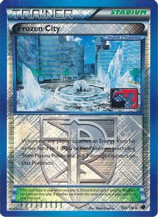 Frozen City (Team Plasma) (League Promo) (100/116) [League & Championship Cards] Reverse Holofoil - Promo