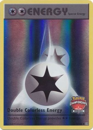 Double Colorless Energy (Oceania Championships) (90/108) [League & Championship Cards] Reverse Holofoil - Promo