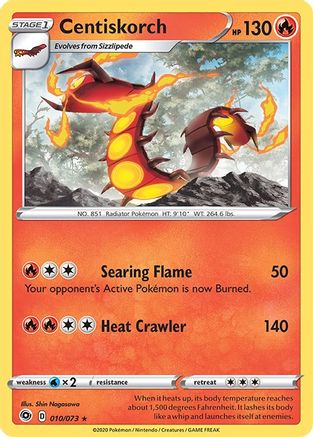 Centiskorch (010/73) [Champions Path] Reverse Holofoil - Holo Rare