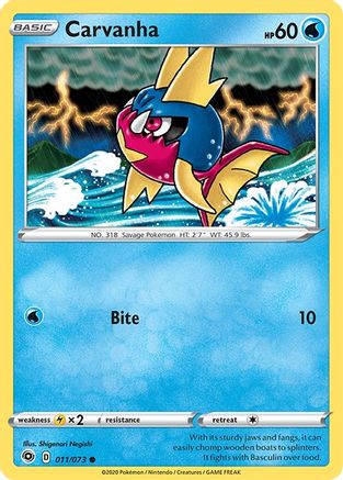 Carvanha (011/73) [Champions Path] - Common