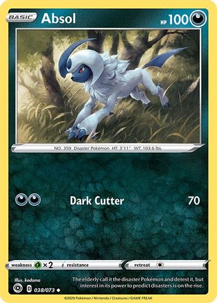 Absol (038/73) [Champions Path] Reverse Holofoil - Uncommon