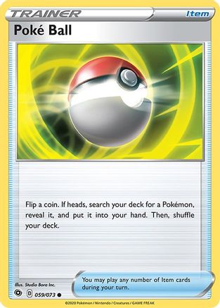 Poke Ball (059/73) [Champions Path] - Common