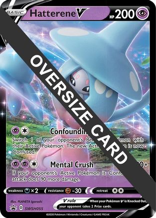 Hatterene V (SWSH055) [Jumbo Cards] Holofoil - Promo