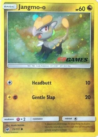 Jangmo-o (Cosmos Holo) (EB Games Promo) (075/111) [Miscellaneous Cards & Products] Holofoil - Promo