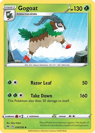 Gogoat (018/185) [SWSH04 Vivid Voltage] - Uncommon