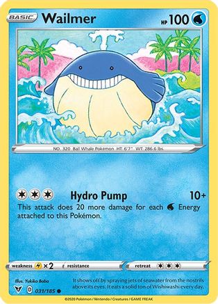 Wailmer (031/185) [SWSH04 Vivid Voltage] - Common