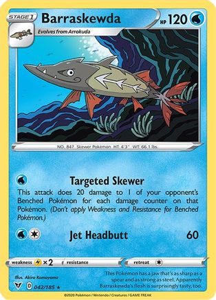 Barraskewda (042/185) [SWSH04 Vivid Voltage] - Rare