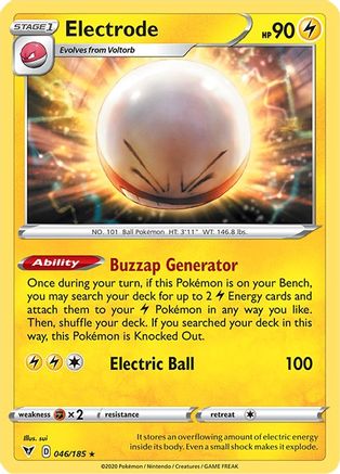 Electrode (046/185) [SWSH04 Vivid Voltage] Holofoil - Holo Rare