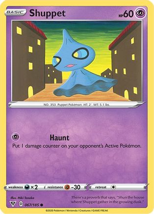 Shuppet (067/185) [SWSH04 Vivid Voltage] - Common