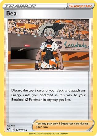 Bea (147/185) [SWSH04 Vivid Voltage] Reverse Holofoil - Uncommon