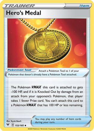Hero's Medal (152/185) [SWSH04 Vivid Voltage] - Uncommon