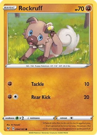 Rockruff (094/185) [SWSH04 Vivid Voltage] - Common
