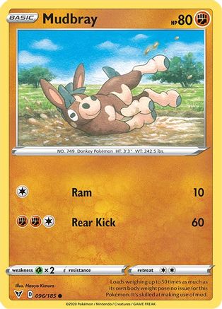 Mudbray (096/185) [SWSH04 Vivid Voltage] - Common