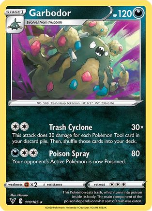 Garbodor (111/185) [SWSH04 Vivid Voltage] Reverse Holofoil - Rare