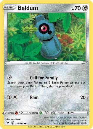 Beldum (116/185) [SWSH04 Vivid Voltage] - Common