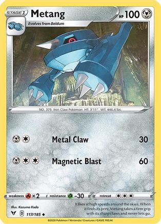 Metang (117/185) [SWSH04 Vivid Voltage] Reverse Holofoil - Uncommon