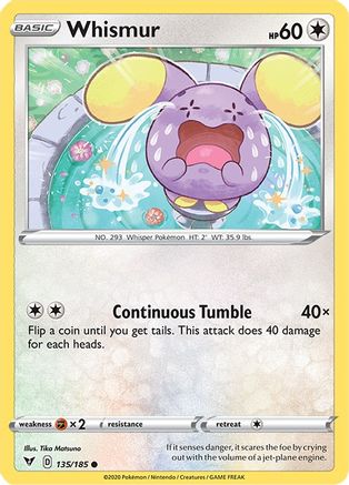 Whismur (135/185) [SWSH04 Vivid Voltage] - Common