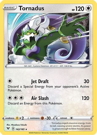 Tornadus (142/185) [SWSH04 Vivid Voltage] Holofoil - Holo Rare