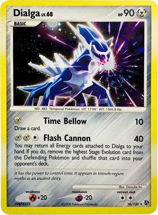 Dialga (Cosmos Holo) (16/106) [Deck Exclusives] Holofoil - Holo Rare
