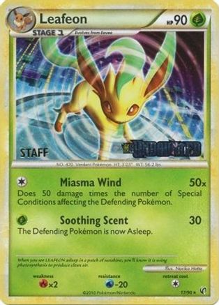 Leafeon (Prerelease) [Staff] (17/90) [Nintendo Promos] Holofoil - Promo